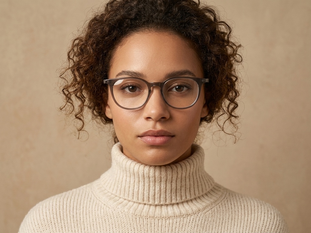 BS1924-0295_Brown_Oval_TR90_Glasses-tryon_female