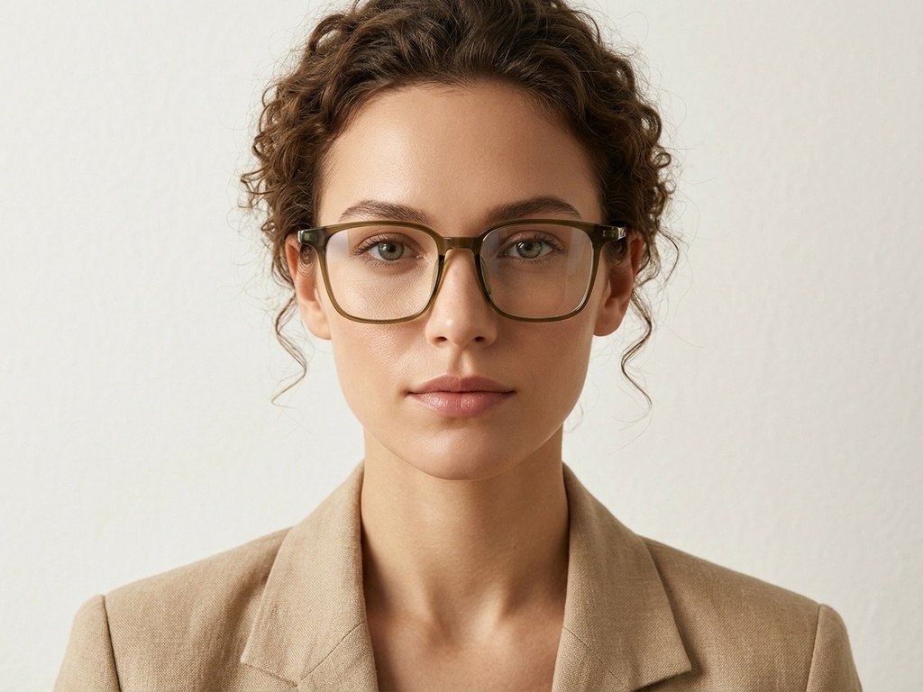 BS1924-0298_Green_Rectangular_TR90_Glasses-tryon_female