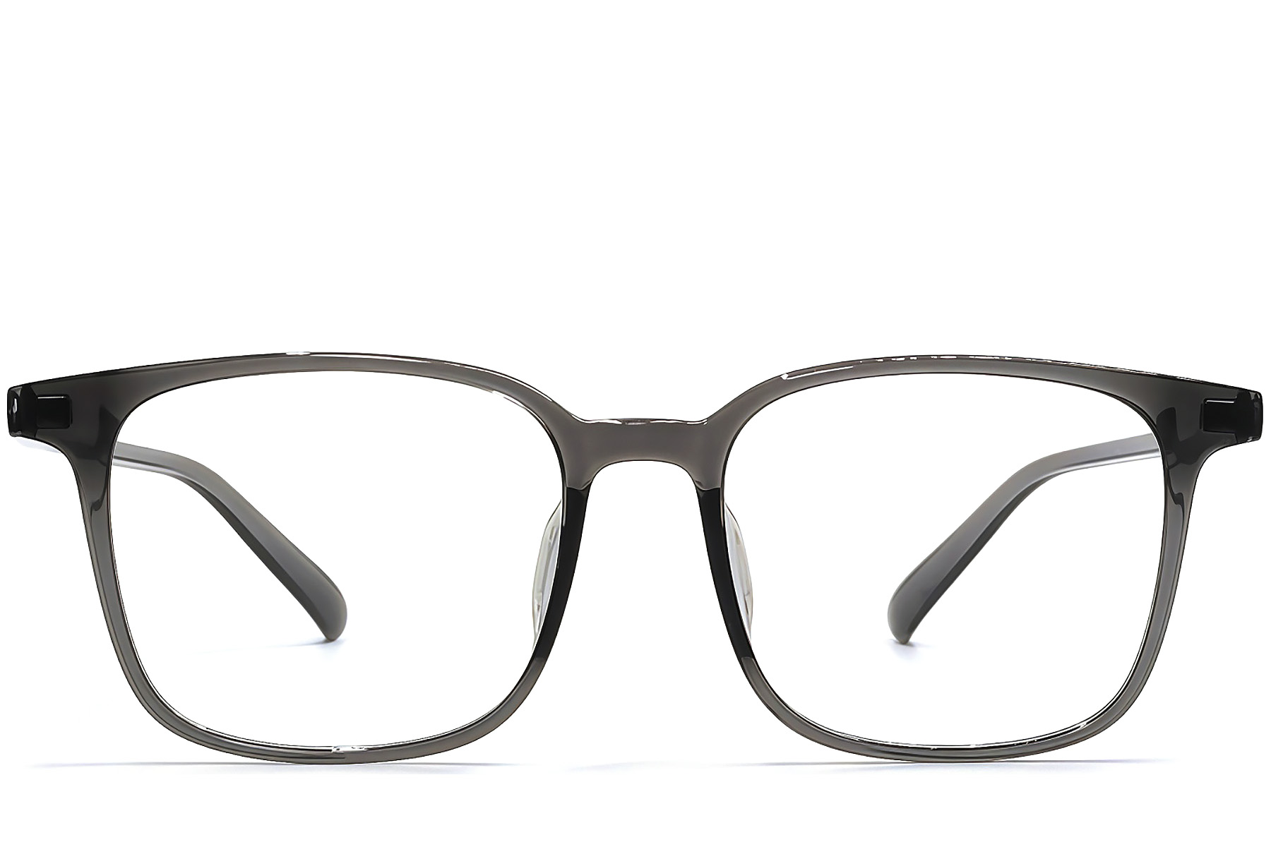 BS1924-0299_Grey_Rectangular_TR90_Glasses_front