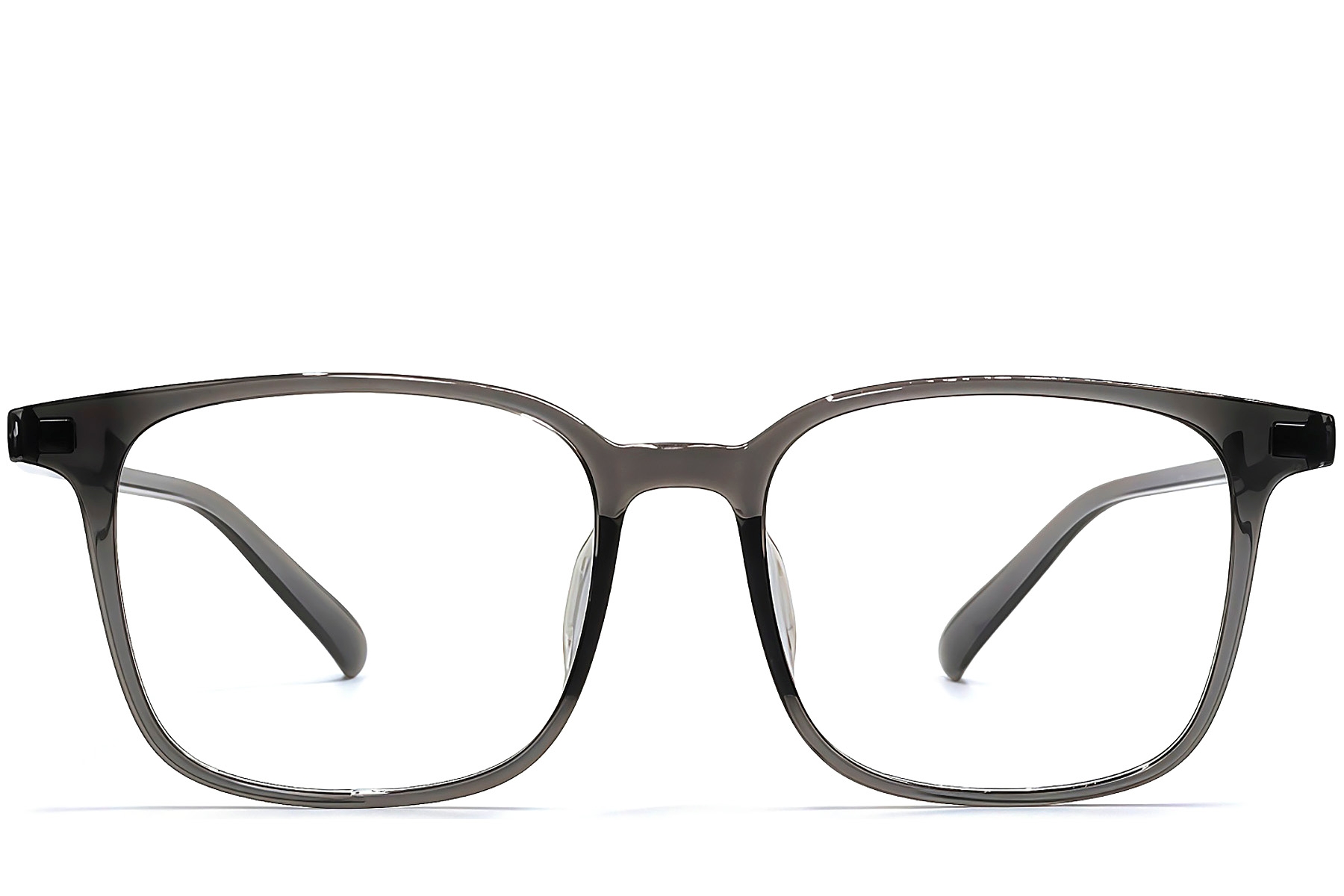 BS1924-0299_Grey_Rectangular_TR90_Glasses_front