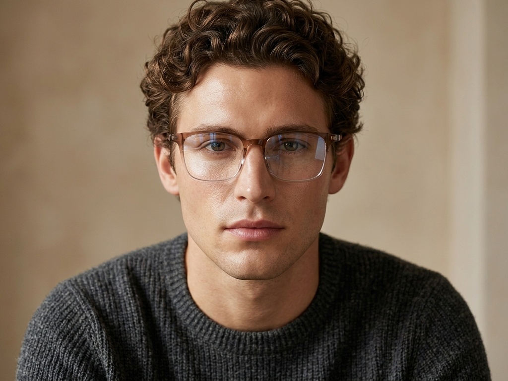 BS1924-0300_Brown_Rectangular_TR90_Glasses-tryon_male