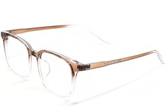 Rechteckige braune TR90-Brille #BS1924-0300