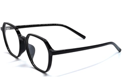 Geometric Black TR90 Glasses #BS1924-0303
