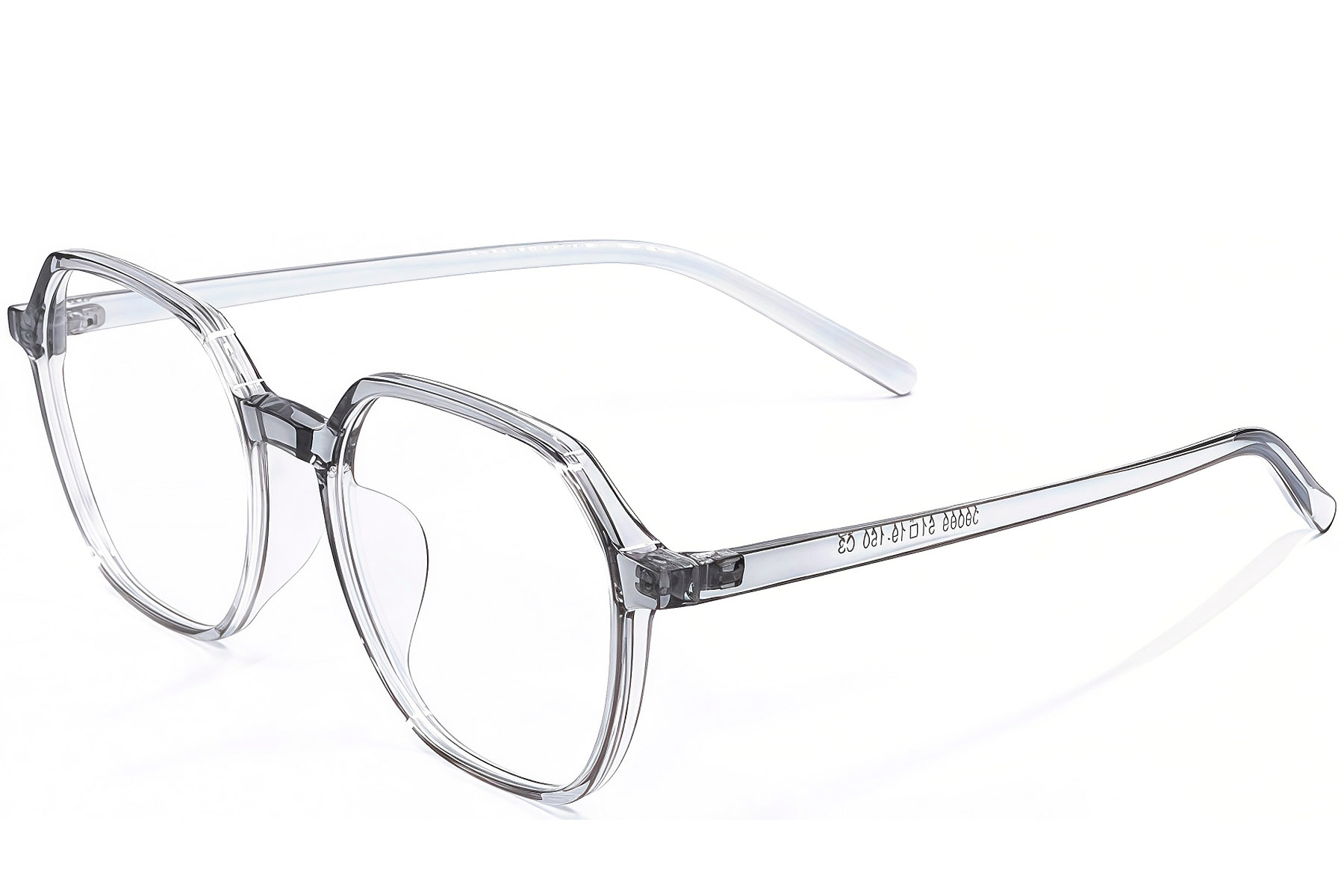 Geometric Gray TR90 Glasses #BS1924-0305