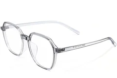 Occhiali geometrici grigi in TR90 #BS1924-0305