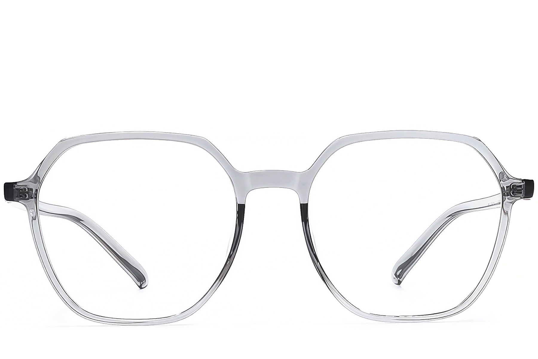 BS1924-0305_Grey_Geometric_TR90_Glasses_front
