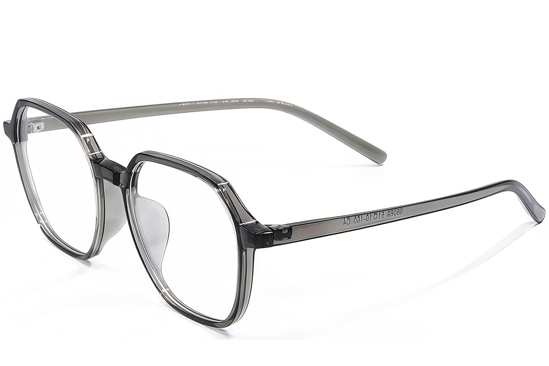 Geometric Gray TR90 Glasses #BS1924-0306