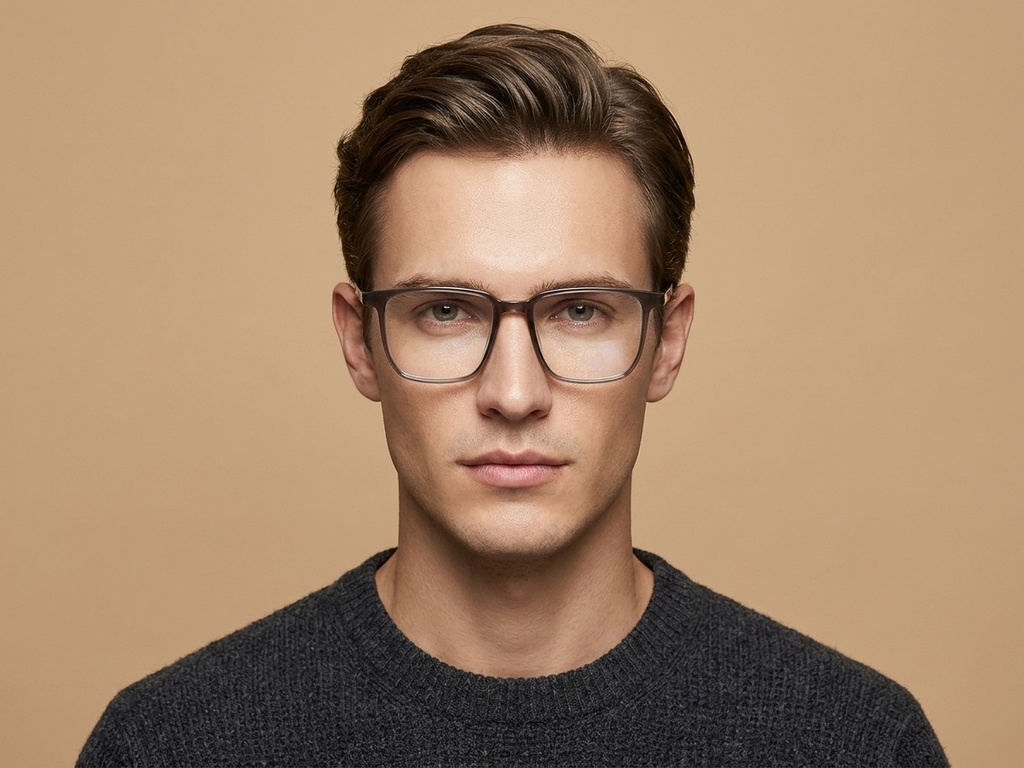 BS1924-0309_Brown_Rectangular_TR90_Glasses-tryon_male
