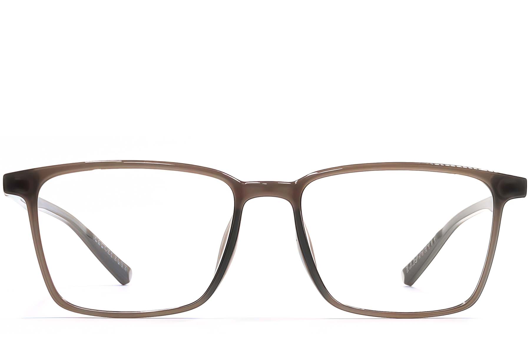 BS1924-0310_Brown_Rectangular_TR90_Glasses_front