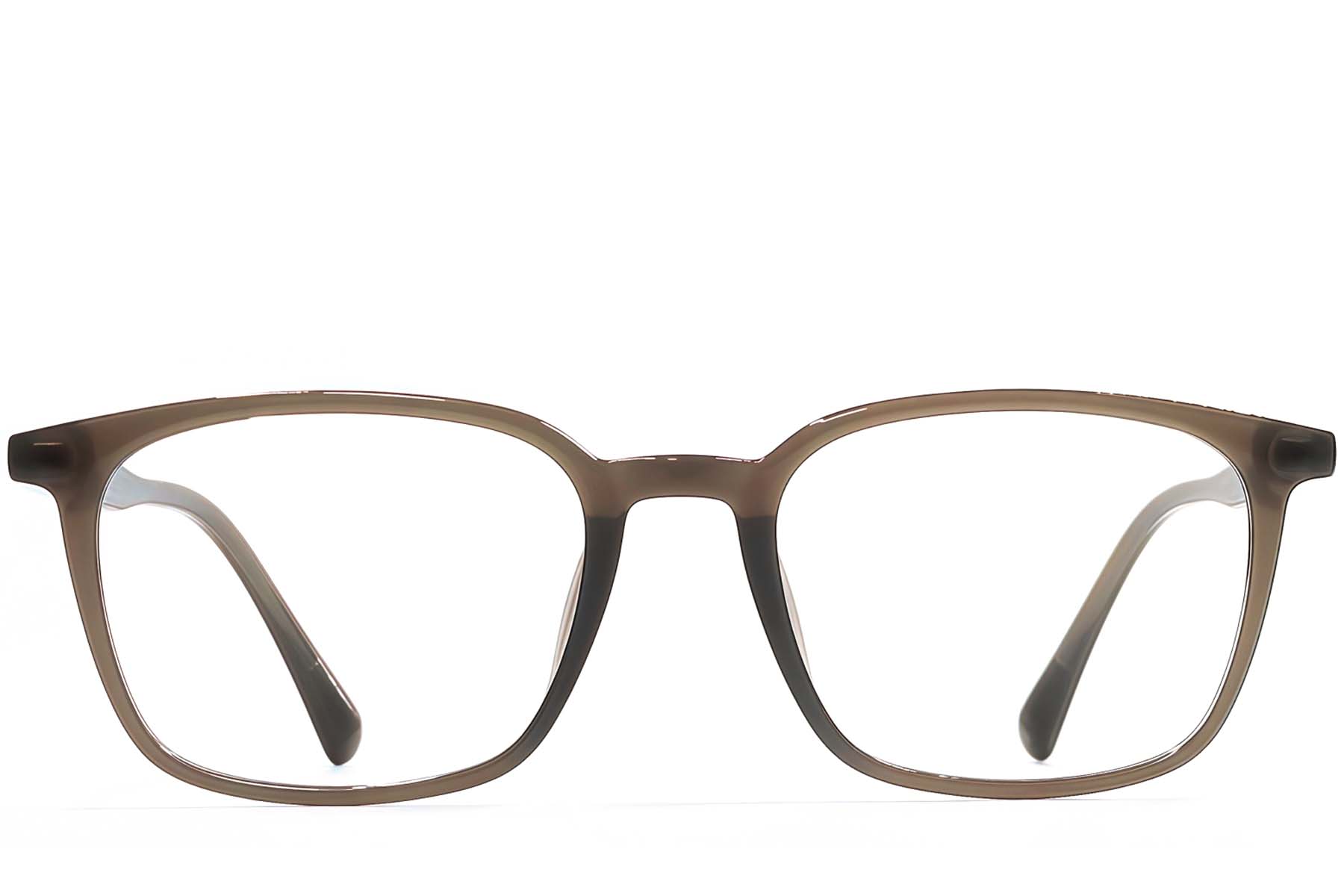 BS1924-0312_Brown_Rectangular_TR90_Glasses_front
