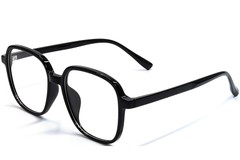Gafas geométricas negras TR90 #BS1924-0314