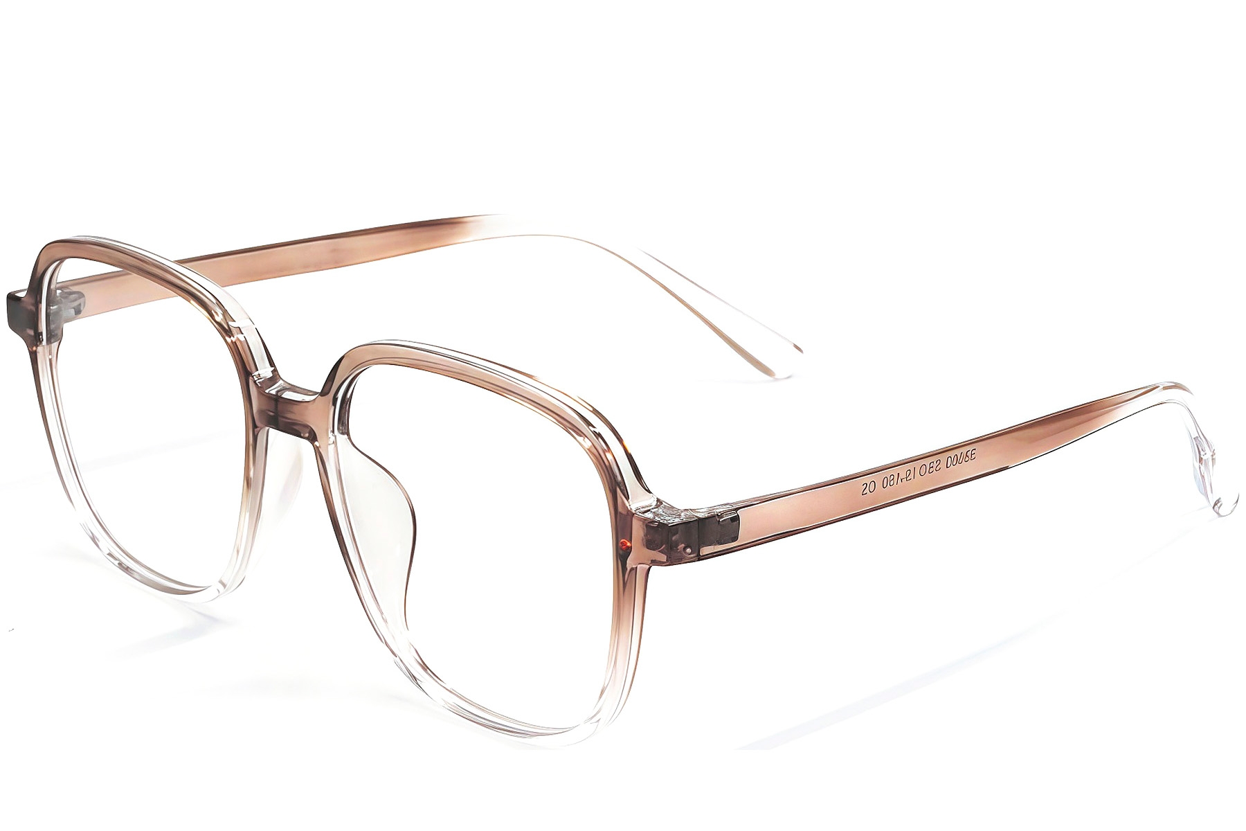 Geometric Brown TR90 Glasses #BS1924-0317
