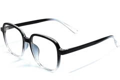 Gafas geométricas negras TR90 #BS1924-0318