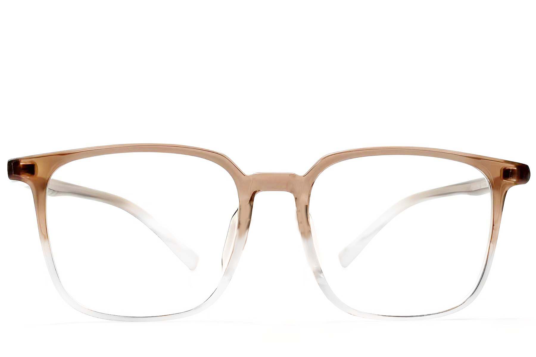 BS1924-0343_Black_Rectangular_TR90_Glasses_front