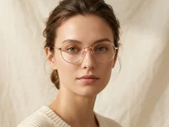 BS1924-0346_Pink_Oval_Titanium_Glasses-tryon_female