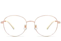 BS1924-0346_Pink_Oval_Titanium_Glasses_front