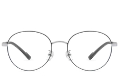 BS1924-0350_Black_Oval_Titanium_Glasses_front