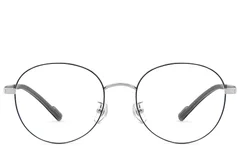 BS1924-0350_Black_Oval_Titanium_Glasses_front