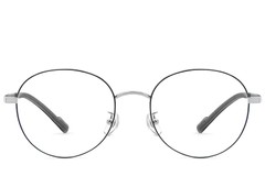 BS1924-0350_Black_Oval_Titanium_Glasses_front