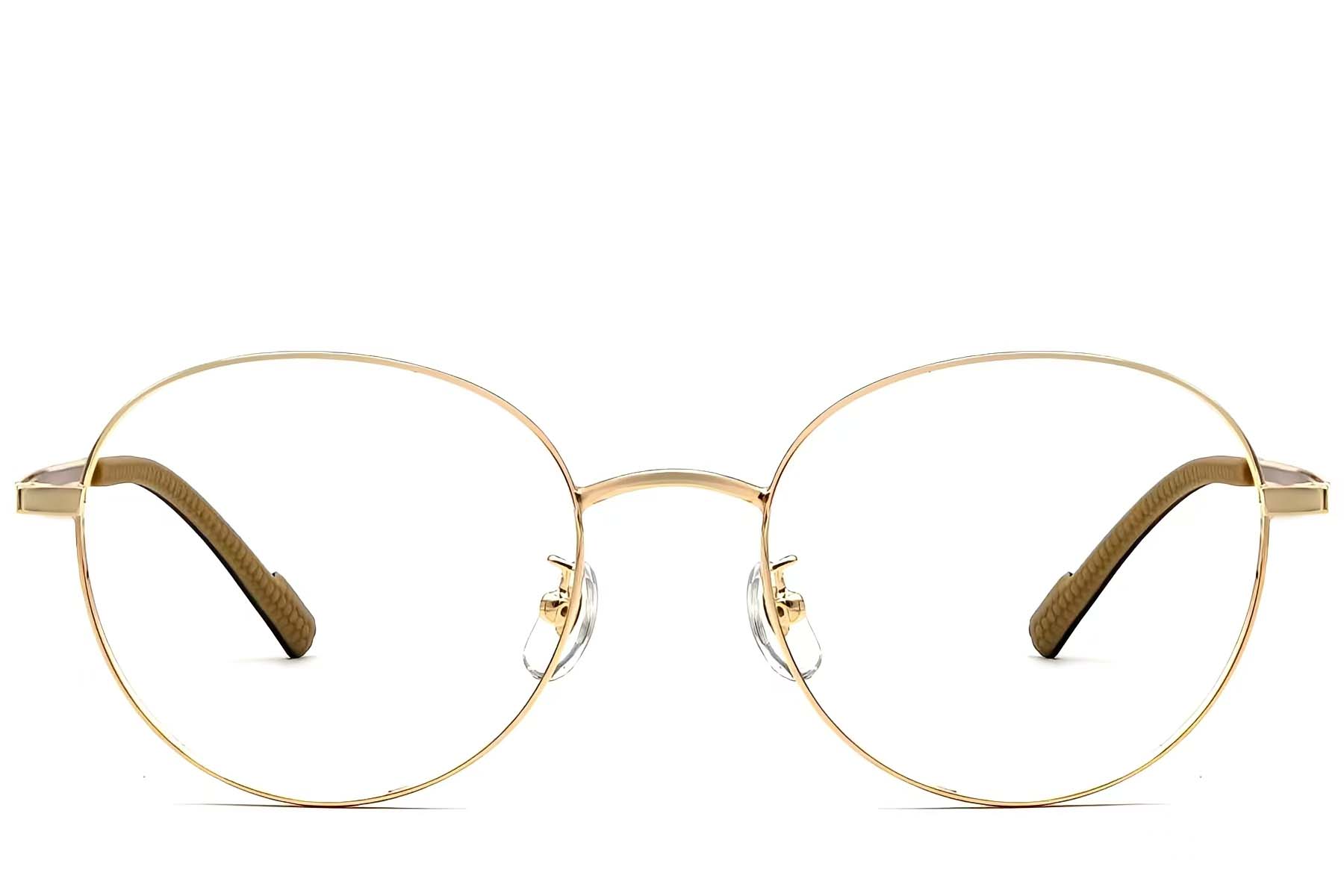 BS1924-0351_Golden_Oval_Titanium_Glasses_front