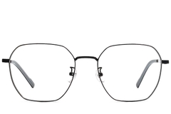 BS1924-0355_Black_Geometric_Titanium_Glasses_front