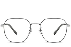 BS1924-0357_Black_Geometric_Titanium_Glasses_front