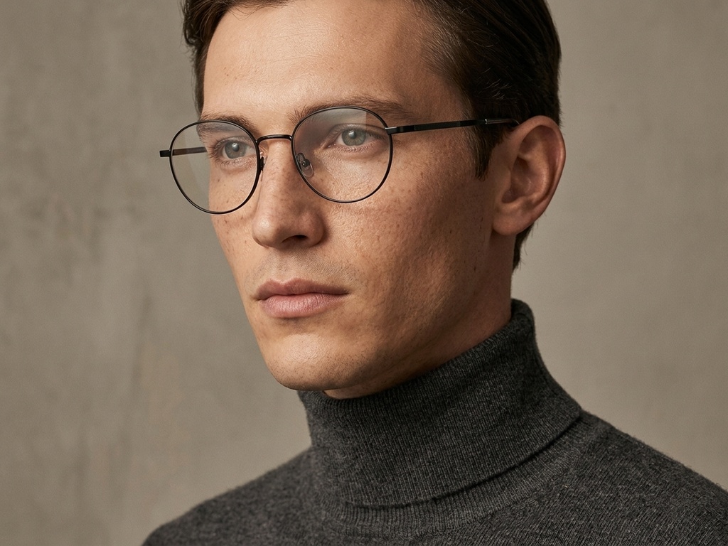 BS1924-0362_Black_Oval_Titanium_Glasses-tryon_male