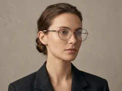 BS1924-0363_Black_Oval_Titanium_Glasses-tryon_female