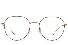 BS1924-0363_Black_Oval_Titanium_Glasses_front