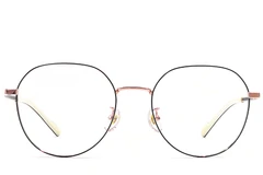 BS1924-0363_Black_Oval_Titanium_Glasses_front