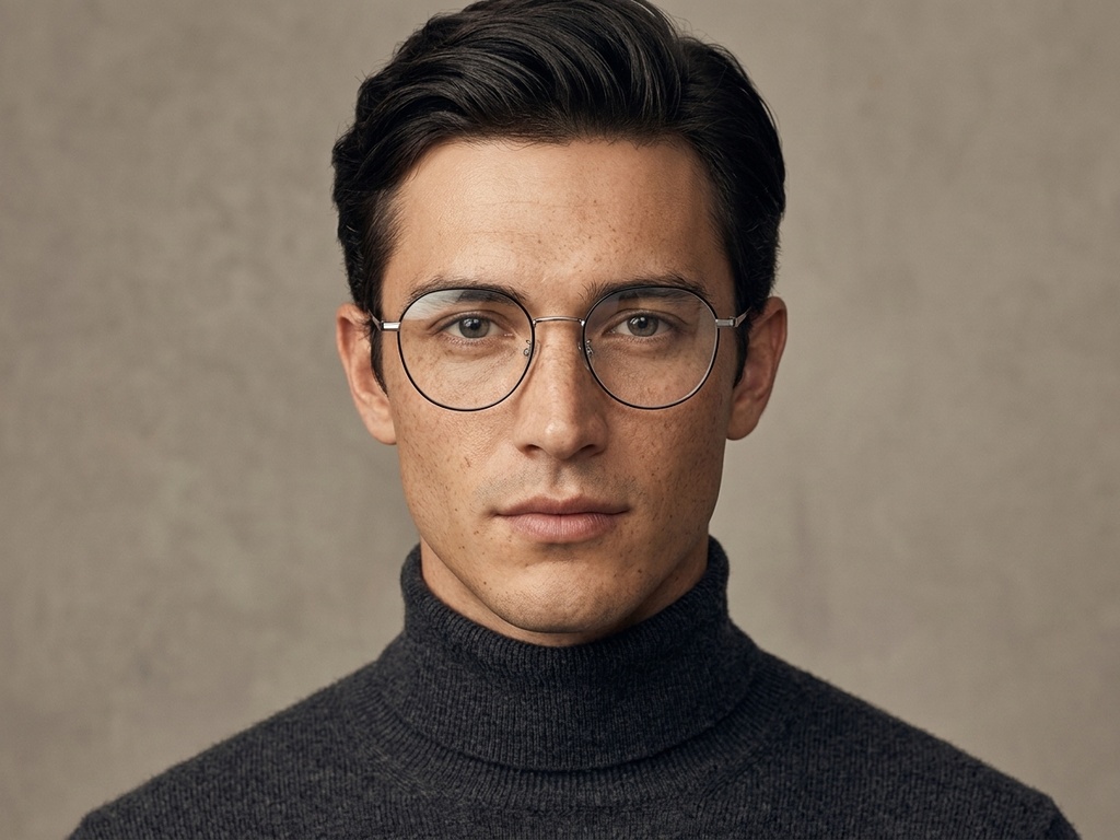BS1924-0364_Black_Oval_Titanium_Glasses-tryon_male