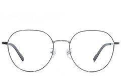 BS1924-0364_Black_Oval_Titanium_Glasses_front