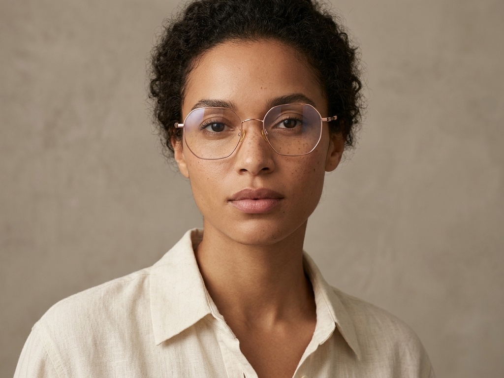 BS1924-0367_Pink_Geometric_Titanium_Glasses-tryon_female