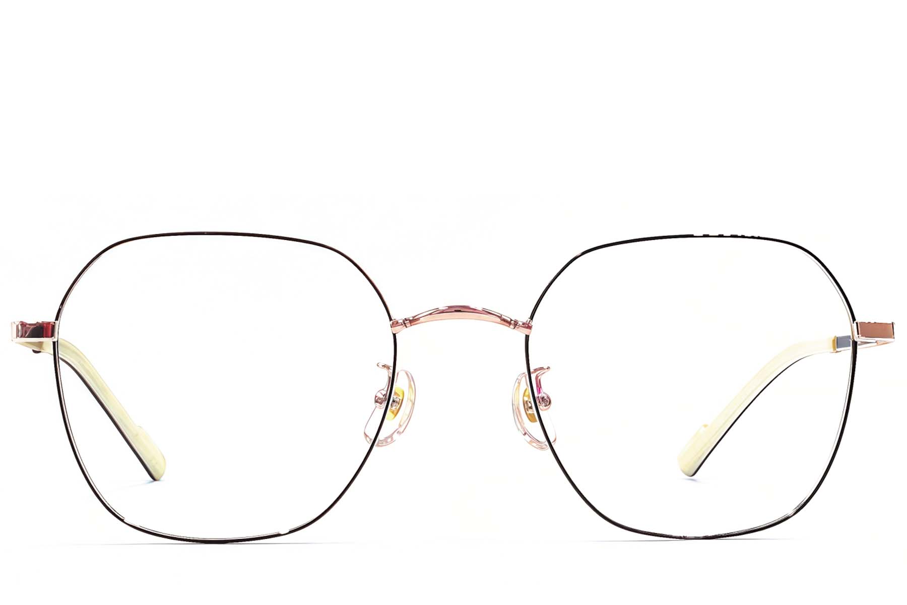 BS1924-0370_Black_Geometric_Titanium_Glasses_front