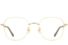 BS1924-0372_Golden_Geometric_Titanium_Glasses_front