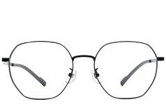 BS1924-0376_Black_Geometric_Titanium_Glasses_front