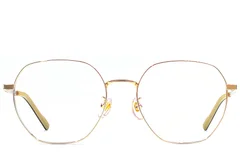 BS1924-0379_Golden_Geometric_Titanium_Glasses_front