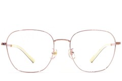BS1924-0381_Pink_Rectangular_Titanium_Glasses_front