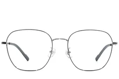 BS1924-0385_Black_Rectangular_Titanium_Glasses_front