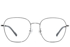 BS1924-0385_Black_Rectangular_Titanium_Glasses_front