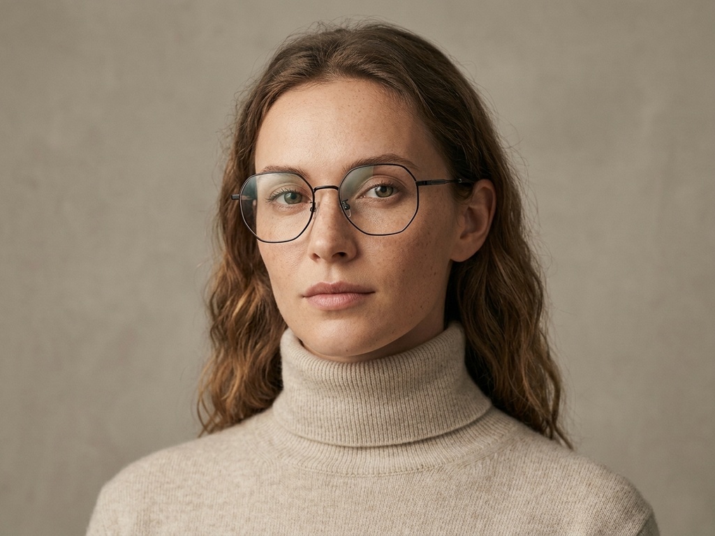 BS1924-0390_Black_Geometric_Titanium_Glasses-tryon_female