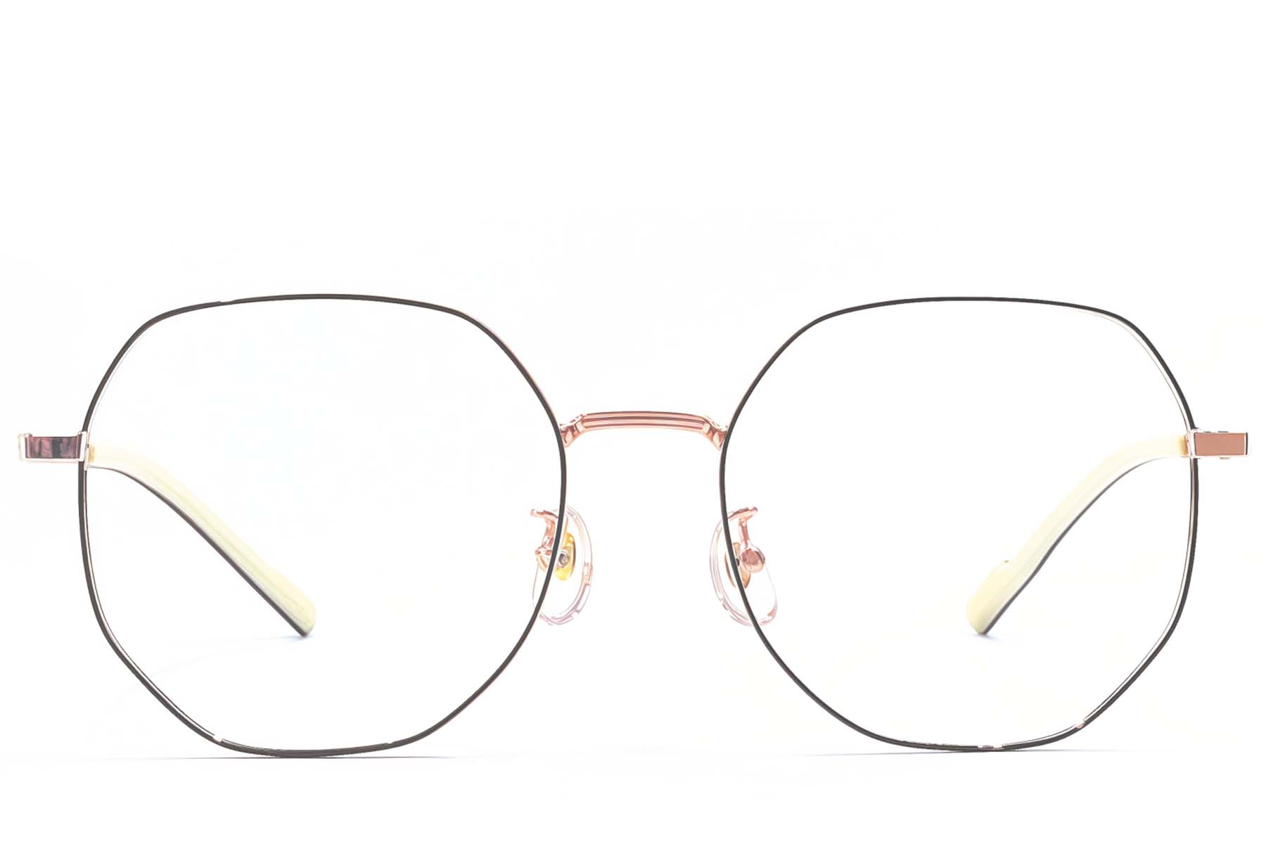 BS1924-0391_Black_Geometric_Titanium_Glasses_front