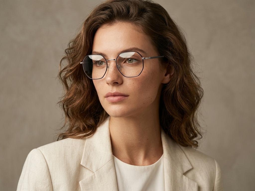 BS1924-0392_Black_Geometric_Titanium_Glasses-tryon_female