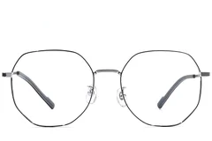 BS1924-0392_Black_Geometric_Titanium_Glasses_front