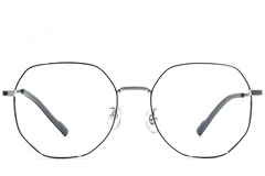 BS1924-0392_Black_Geometric_Titanium_Glasses_front