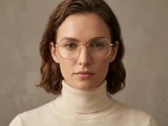 BS1924-0393_Golden_Geometric_Titanium_Glasses-tryon_female