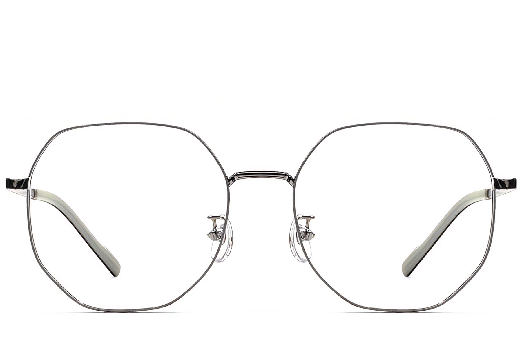 BS1924-0394_Grey_Geometric_Titanium_Glasses_front