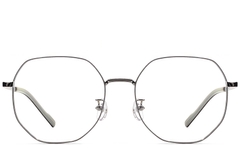 BS1924-0394_Grey_Geometric_Titanium_Glasses_front