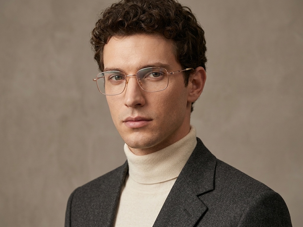 BS1924-0397_Black_Rectangular_Titanium_Glasses-tryon_male