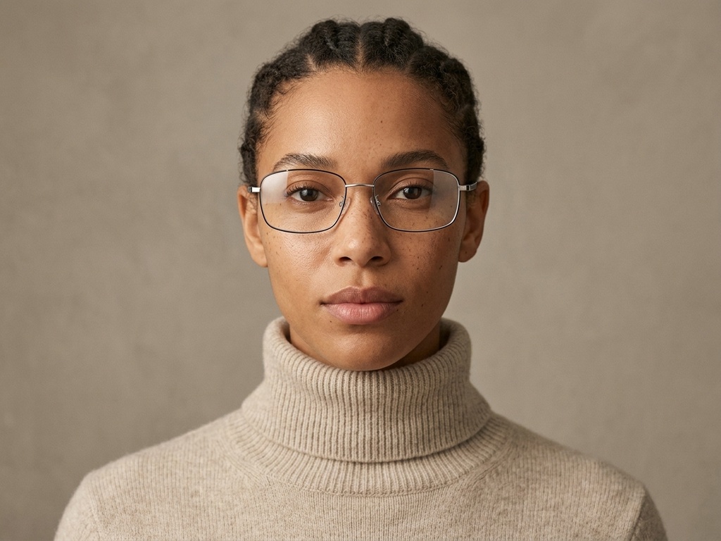 BS1924-0398_Black_Rectangular_Titanium_Glasses-tryon_female
